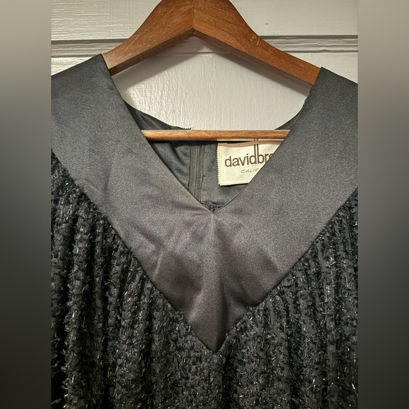 Vintage David Brown Dress purchased from White Lotus caftan lady Susan Dumas!! - Picture 2 of 5